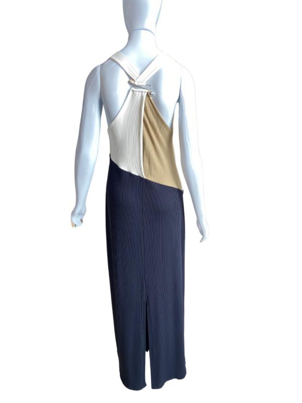 Vestido canelado SKUNK, Tam G