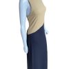 Vestido canelado SKUNK, Tam G