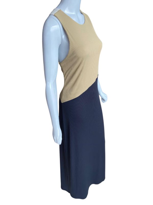 Vestido canelado SKUNK, Tam G