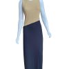 Vestido canelado SKUNK, Tam G