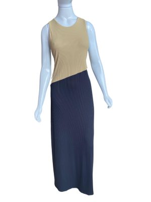 Vestido canelado SKUNK, Tam G
