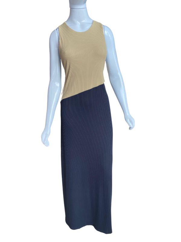 Vestido canelado SKUNK, Tam G