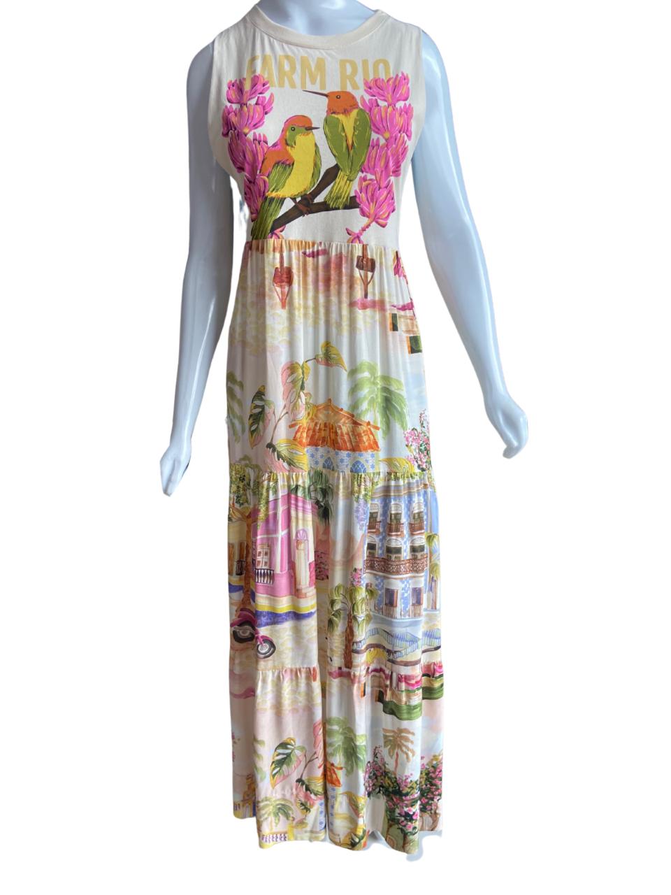 Vestido FARM, Tam G
