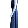 Vestido azul marinho B.BUCLÉ, Tam P